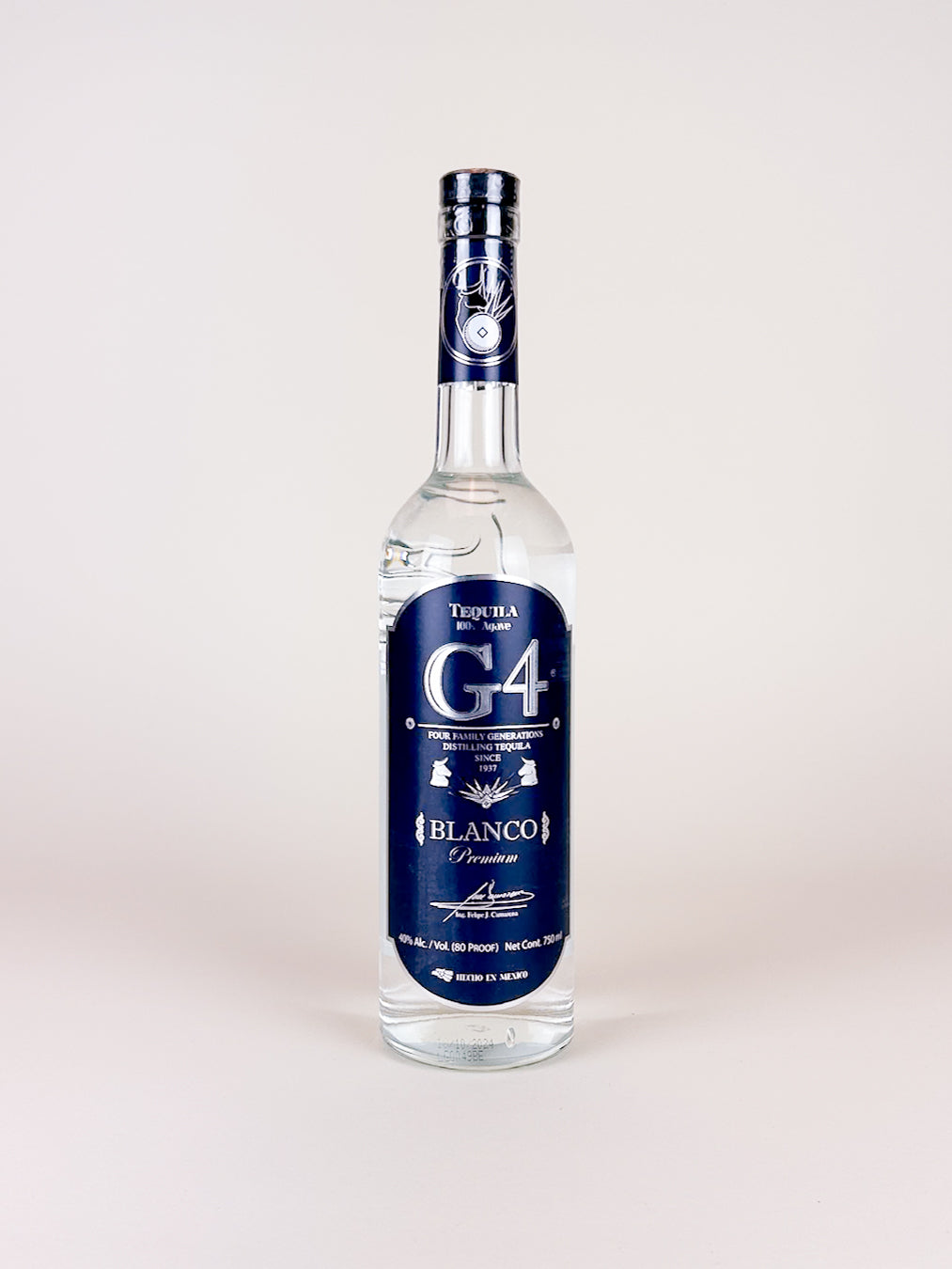 G4 Tequila Blanco, 750mL